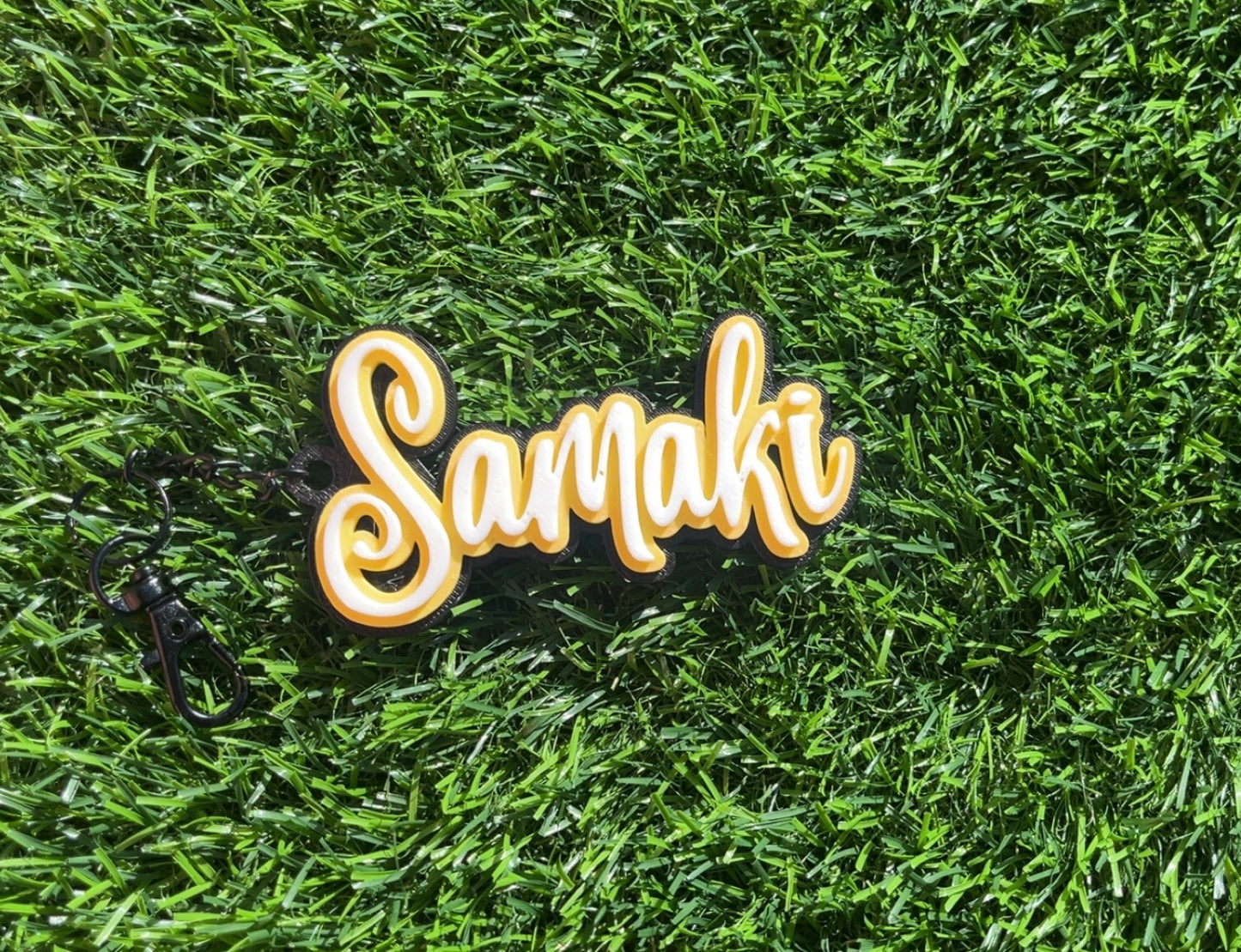 3D Name Keychain