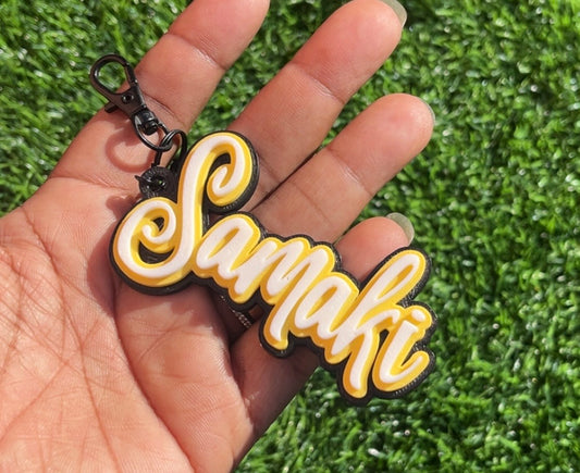 3D Name Keychain